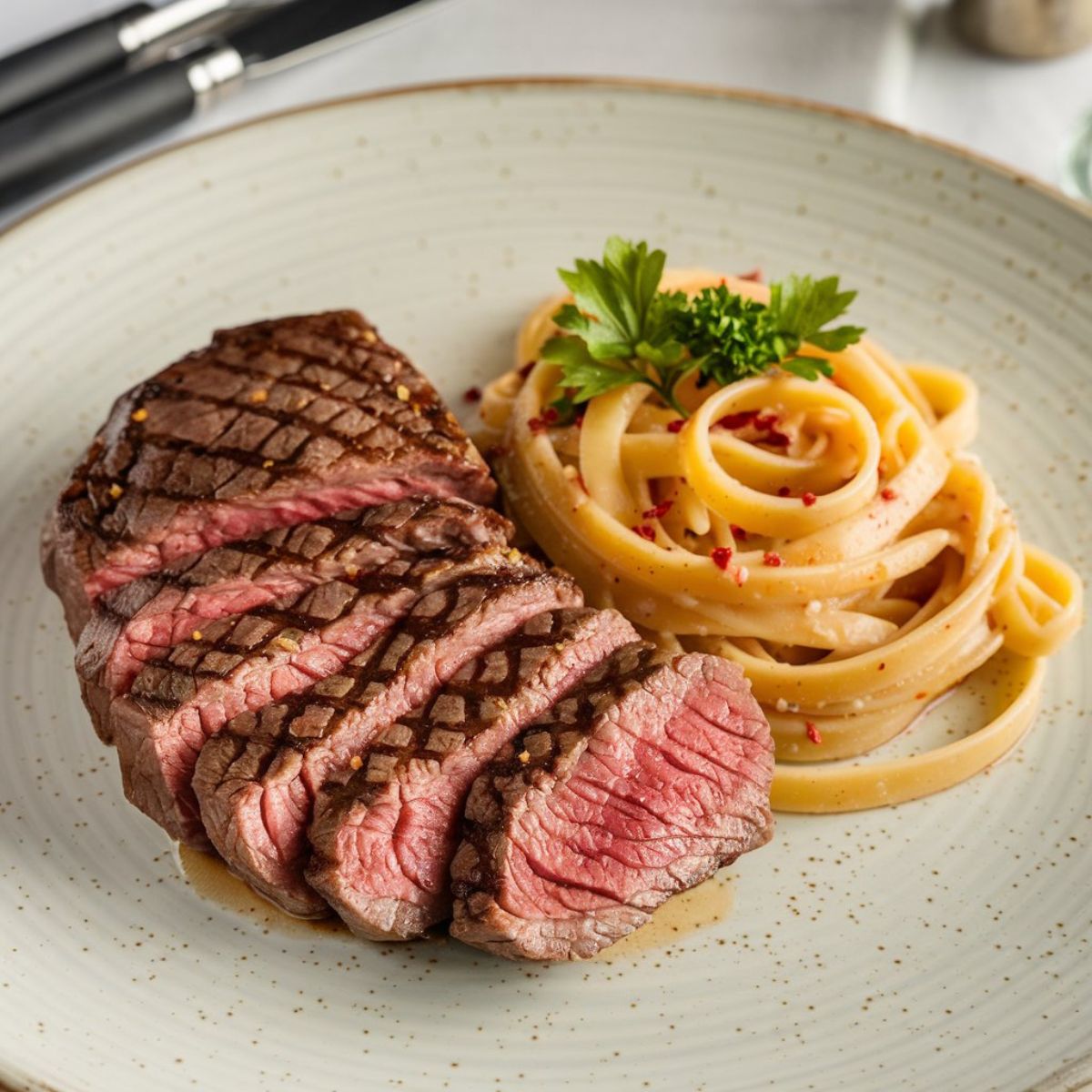 Steak and Pasta Recipe