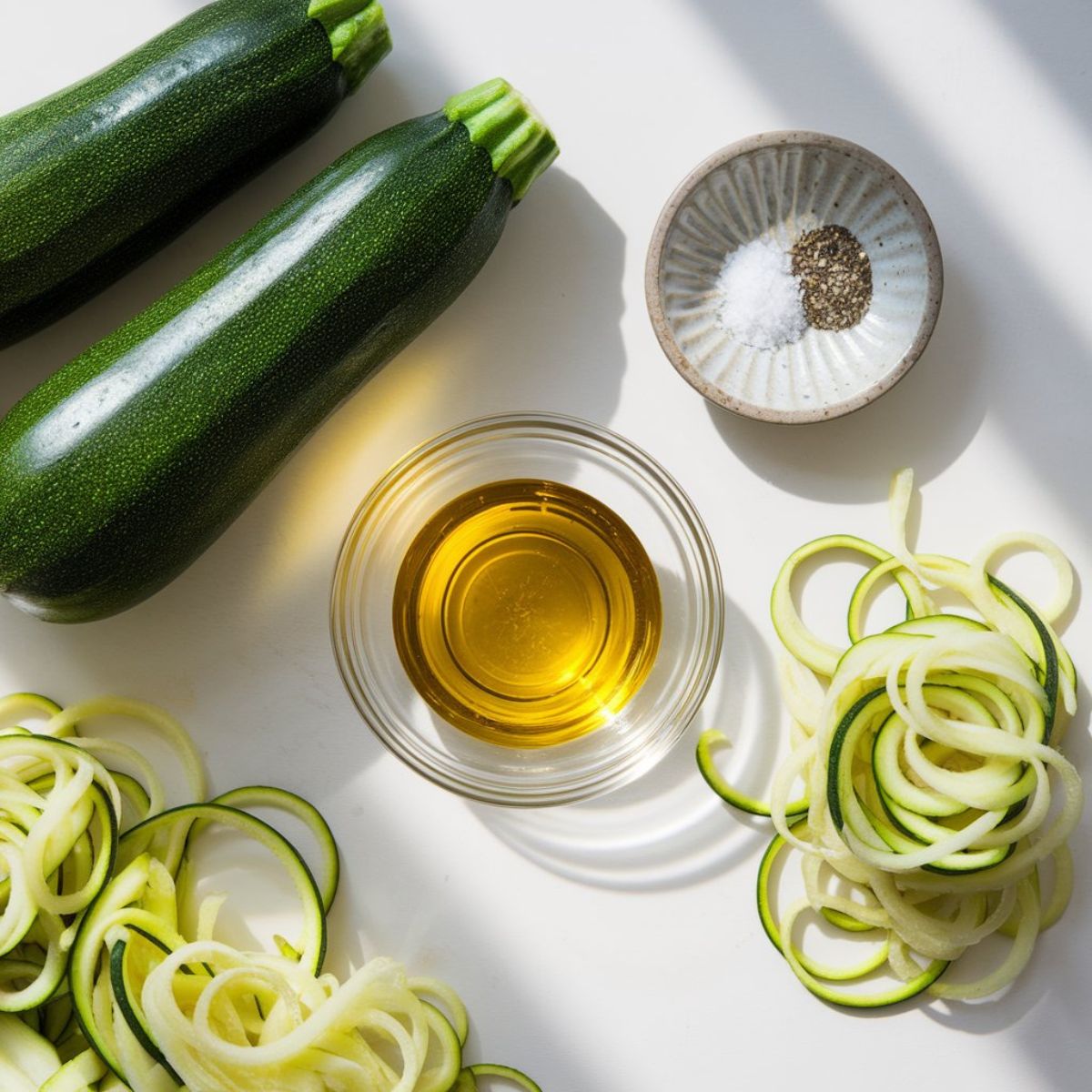 Zucchini Noodles with Pesto and Chicken