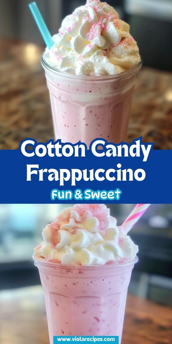 Cotton Candy Frappuccino – 4 Steps, Better Than Starbucks!