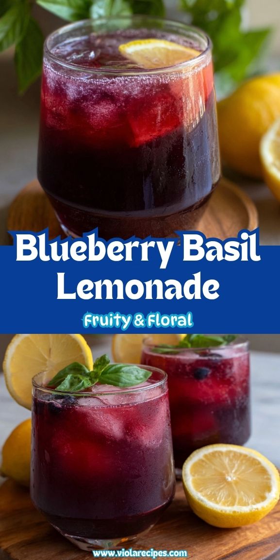 Blueberry Basil Lemonade – Perfect Summer Drink in 15 Min