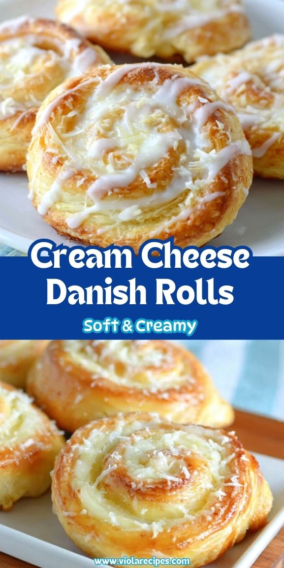 Danish Roles Cream Cheese Danish Rolls ; 20-Min Easy Breakfast Treat